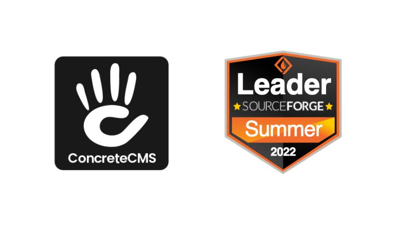 Concrete CMS Wins the Summer 2022 Leader Award in Content Manage from SourceForge