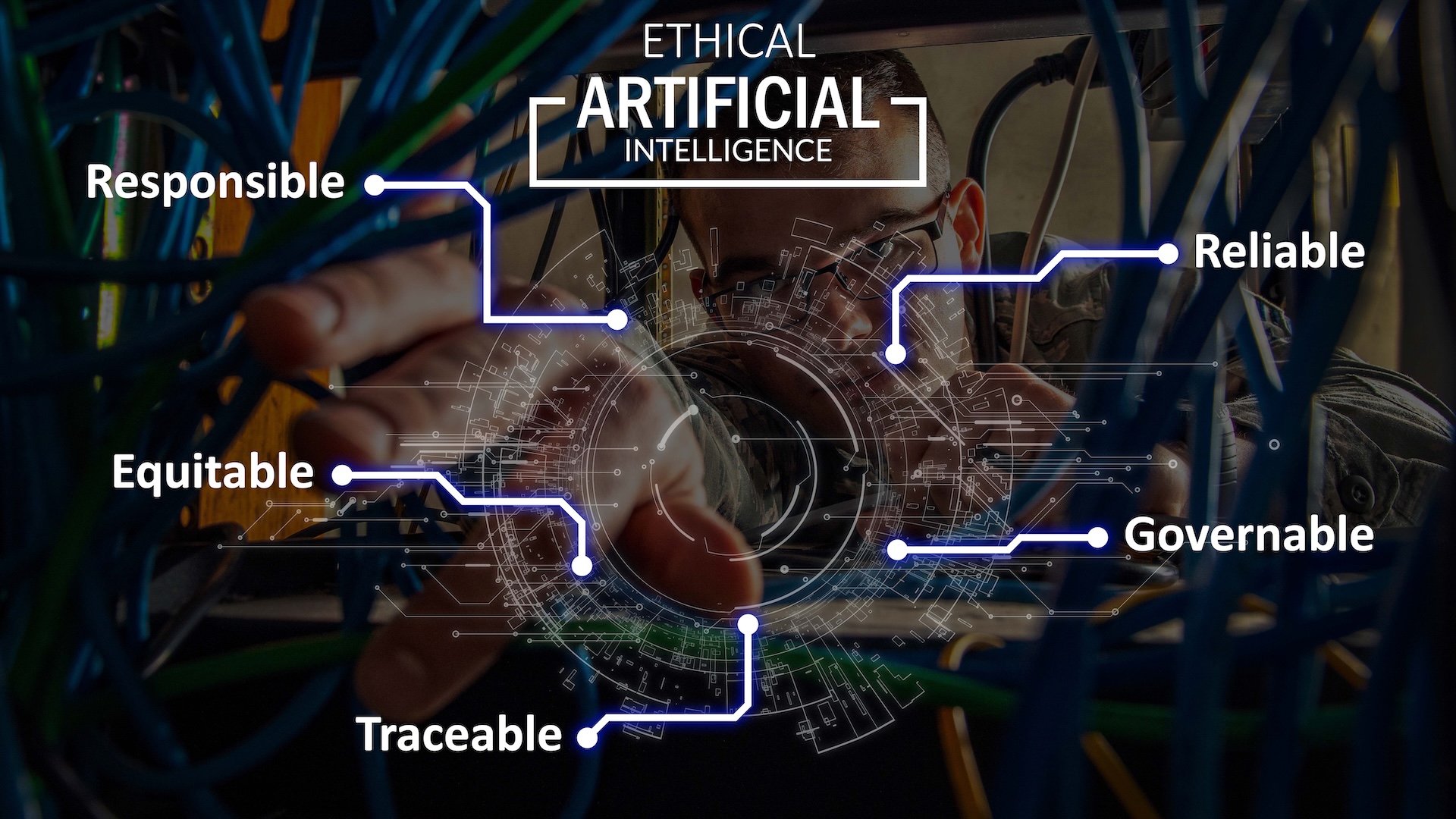 The Defense Department officially adopted five principles for ethical artificial intelligence.