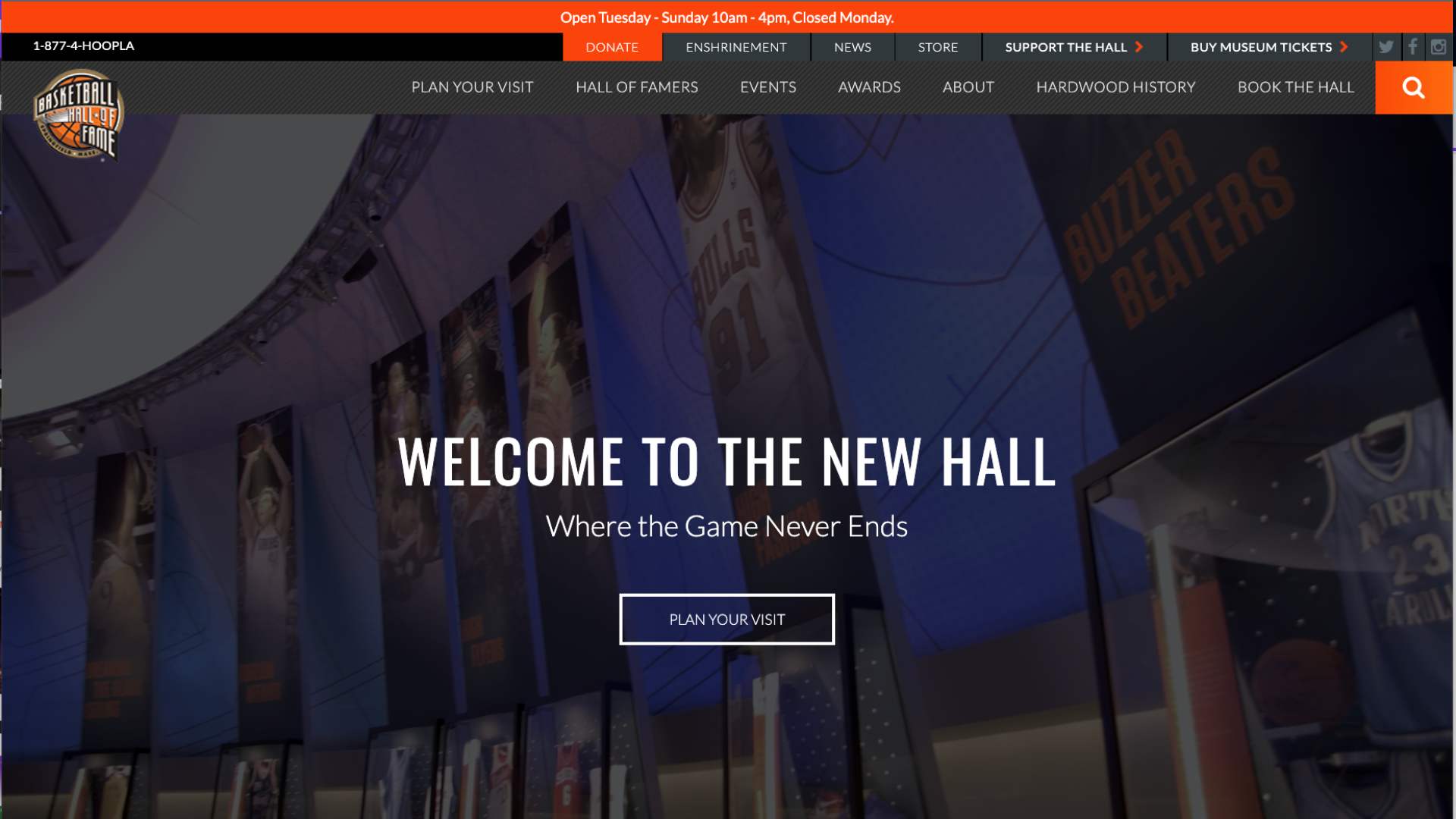 The Basketball Hall of Fame Scores Big With A Concrete CMS-Powered Website